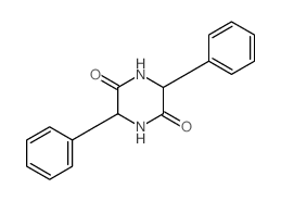 2,5-Piperazinedione,3,6-bis(phenylmethyl)-结构式