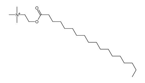 trimethyl(2-octadecanoyloxyethyl)azanium Structure
