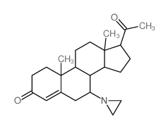 Pregn-4-ene-3,20-dione,7a-(1-aziridinyl)- (8CI) picture
