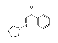 α-(1-Pyrrolidinylimino)acetophenone Structure