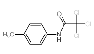 2,2,2-trichloro-N-(4-methylphenyl)acetamide结构式