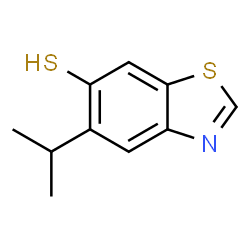 6-Benzothiazolethiol,5-(1-methylethyl)-(9CI)结构式