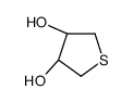 (3S,4S)-thiolane-3,4-diol Structure