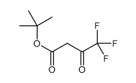 2-Methyl-2-propanyl 4,4,4-trifluoro-3-oxobutanoate结构式