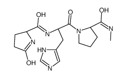 (2S)-N-[(2S)-3-(1H-imidazol-5-yl)-1-[(2S)-2-(methylcarbamoyl)pyrrolidin-1-yl]-1-oxopropan-2-yl]-5-oxopyrrolidine-2-carboxamide结构式