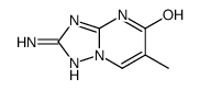 2-amino-6-methyl-1,2,4-triazolo[1,5-a]pyrimidin-5(1H)-one结构式