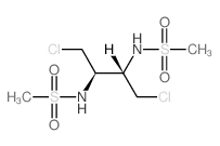 Methanesulfonamide,N,N'-[1,2-bis(chloromethyl)ethylene]bis-, meso- (8CI) structure