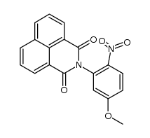 2-(5-methoxy-2-nitro-phenyl)-benz[de]isoquinoline-1,3-dione Structure