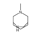 (1R,6S)-10-methyl-4,10-diazabicyclo[4.3.1]decane Structure