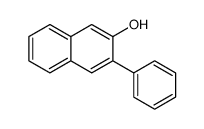 2-Hydroxy-3-phenylnaphthalene结构式