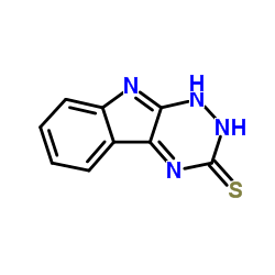 9H-1,2,4-triazino[6,5-b]indole-3-thiol Structure