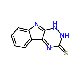 9H-1,2,4-triazino[6,5-b]indole-3-thiol结构式