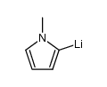 1-methylpyrrol-2-yl lithium Structure