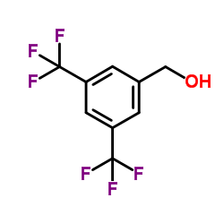 (3,5-Bis(trifluoromethyl)phenyl)methanol Structure