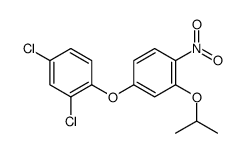 4-(2,4-dichlorophenoxy)-1-nitro-2-propan-2-yloxybenzene结构式