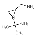 (1-tert-butylaziridin-2-yl)methanamine structure
