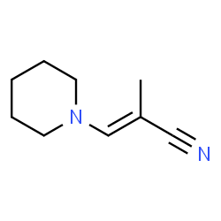 2-Propenenitrile,2-methyl-3-(1-piperidinyl)-(9CI)结构式