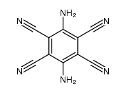 1,4-Diamino-2,3,5,6-tetracyanobenzol结构式