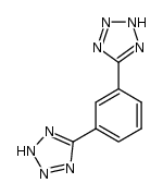 1,3-di(2H-1,2,3,4-tetrazol-5-yl)benzene结构式