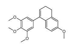 7-methoxy-4-(3,4,5-trimethoxyphenyl)-1,2-dihydronaphthalene结构式