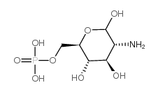 D-Glucosamine 6-phosphate Structure