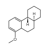 (4aR,10aS)-8-methoxy-1,2,3,4,4a,6,8a,9,10,10a-decahydrophenanthrene结构式