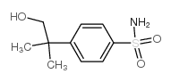 4-(2-羟基-1,1-二甲基乙基)苯磺酰胺结构式