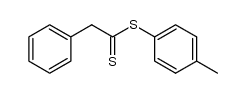 p-methylphenyl phenyldithioacetate结构式