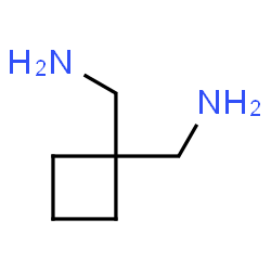 1,1-环丁烷二甲胺结构式