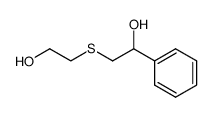 2-phenyl-2-hydroxyethyl 2-hydroxyethyl sulfide Structure