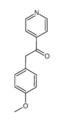 2-(4-methoxyphenyl)-1-(4-pyridyl)ethan-1-one结构式