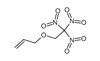 3-(2,2,2-trinitro-ethoxy)-propene Structure