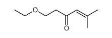 2-methyl-6-ethoxy-2-hexen-4-one Structure