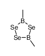 3,5-dimethyl-1,2,4,3,5-triselenadiborolane结构式