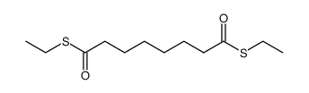 S,S-diethyl octanebis(thioate) Structure