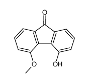 4-hydroxy-5-methoxy-fluoren-9-one Structure
