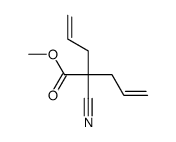 methyl 2-cyano-2-prop-2-enylpent-4-enoate结构式