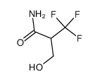 β,β,β-trifluoro-β'-hydroxy-isobutyric acid amide Structure