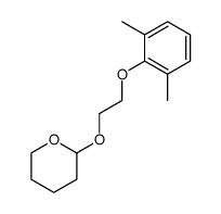 2-(2-(2,6-dimethylphenoxy)ethoxy)tetrahydro-2H-pyran结构式