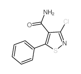 3-Chloro-5-phenylisothiazole-4-carboxamide Structure
