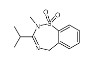 2-methyl-3-propan-2-yl-5H-1λ6,2,4-benzothiadiazepine 1,1-dioxide结构式
