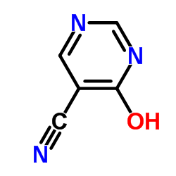 4-Hydroxypyrimidine-5-carbonitrile structure