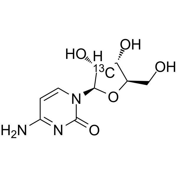胞苷 13C-1结构式