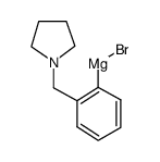 (2-(1-pyrrolidinylmethyl)phenyl)magnesi& structure