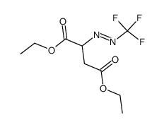 Trifluormethylazosuccinsaeure-diethylester Structure