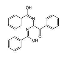 N-(1-benzamido-2-oxo-2-phenylethyl)benzamide Structure