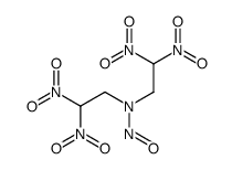 N,N-bis(2,2-dinitroethyl)nitrous amide Structure