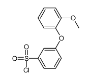 3-(2-METHOXYPHENOXY)BENZENESULPHONYL CHLORIDE结构式