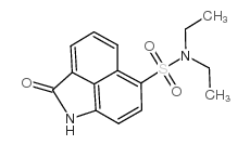 N,N-DIETHYL-2-OXO-1,2-DIHYDROBENZO[CD]INDOLE-6-SULFONAMIDE Structure