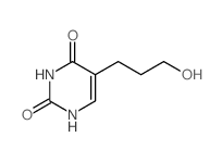 5-(3-hydroxypropyl)-1H-pyrimidine-2,4-dione Structure